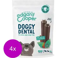 Edgard & Cooper Doggy Dental Aardbei&Munt - Hondensnacks - 4 x S