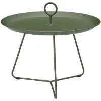 Houe Bijzettafel Eyelet Tray Table Olive Green Ø57,5
