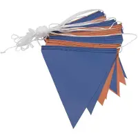 Softee Set Of Back Swimming Flags Oranje,Blauw 16.66 m