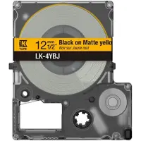Epson LK-6RBJ matte tape zwart op rood 24 mm (origineel)