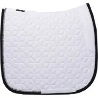 Anky Zadeldek Dressage Pad Consensus Wit-zwart