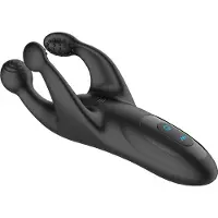 Rogue - Tapping & Vibrerende Penis Stimulator - Zwart