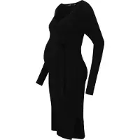 Vero Moda Maternity Gebreide jurk 'VMMSaba' zwart