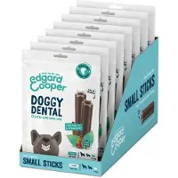 Edgard & Cooper 8x Doggy Dental Sticks Small Aardbei - Frisse Muntolie