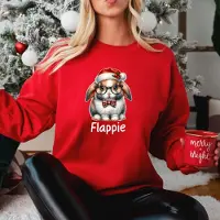 B&C Kersttrui Flappie- kleur Rood - Maat 3XL-Foute kersttrui- Kerst sweater.