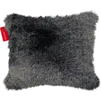 Auronic Warmtekussen - Teddy - 45x60 - Draadloos - Oplaadbaar - Elektrisch kussen - Infrarood - Antraciet