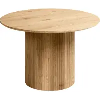Beliani SHEHO - Eettafel - Lichtbruin - 120 cm - MDF