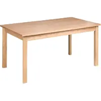 Beliani GISELA - Eettafel - Licht eikenhout - 160 x 90 cm - MDF