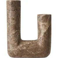 Muubs Minerva Kandelaar - Accessoires voor kaarshouders & kandelaars Travertijn - 9189002009