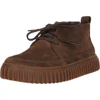Clarks Veterschoen 'Torhill Lace High' chocoladebruin