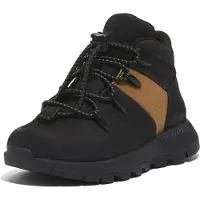 Timberland Jongens Sprint Trekker veterschoenen leren mid-top schoenen zwart (36), Leer, Plat, Casual, kinderkleding TB0A6AG5EMJ1