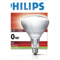 Philips 10x E27 R125 Infrarood Lamp | 150W 230V/250V | Dimbaar