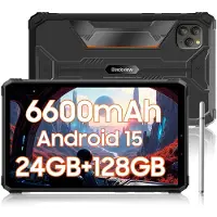 Blackview Active 5 - Tablet - 24GB RAM - 128GB ROM - Dual 4G SIM+WiFi - 8.68 inch - 6600mAh - Octa Core - Android 15 Bluetooth 5.2 - NFC - OTG - Zwart