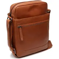 The Chesterfield Brand Chesterfield Anzora Waxed Pull Up Schoudertas - Cognac