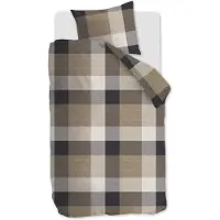 Beddinghouse Dario dekbedovertrek 140x200/220 Taupe
