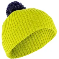 P.A.C. - Kid's Oloma Reflective Pom Beanie - Muts One Size, geel