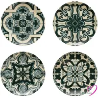 Costa Nova Set 4 salad/dessert plates 21cm Lamego
