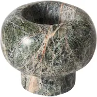 Muubs Vita Kaarshouder Ø7,5 Cm - Kaarshouders Marmer Seagrass - 9190002228