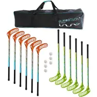 Eurostick - Unihockeys set - Inclusief draagtas - Premium variant - Force one - 104 cm