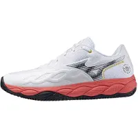 Mizuno Wave Enforce Court Cc Clay Shoes Wit EU 44 1/2 Man