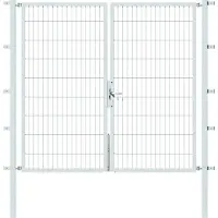 Alberts 647865 Dubbele poort Flexo met toebehoren, thermisch verzinkt, breedte 200 cm, hoogte 180 cm