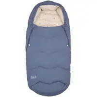 Voksi Voetenzak Explorer - Voetenzak - Voetenzak buggy - Voetenzak kinderwagen - Voetenzak met dons en wol - StoneBlue Clover