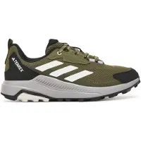 Adidas Lage schoen 'Anylander' olijfgroen / zwart / wit