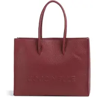 Coccinelle Myrtha Maxi Logo Shopper donkerrood
