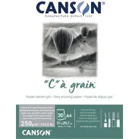 Canson gekleurde gemengd grijze tekenpapierblok