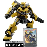 Hasbro Blokees - Transformers One Bumblebee incl display box | Dark of the Moon | Auto bots modelbouw | Action figure model kit | Speelgoed robot bouwpakketten voor volwassenen & kinderen | War for Cybertron