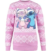 Lilo & Stitch - Disney kersttrui - Winter Stitch - M tot 3XL - voor Vrouwen - meerkleurig - Maat XXL