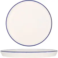 RINART Dessertbord blue edge porselein 17 cm set van 6