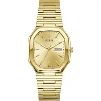 GUESS Analoog horloge 'Oliver' goud
