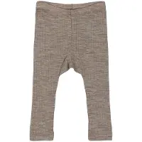 Mikk-Line - Small Kid's Merino Wool Legging - Merino-ondergoed 92, bruin