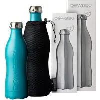 Dowabo drinkfles Cocktail Coll enkelwandig Flamingo - 1200 ml - Roze