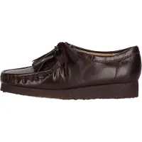 Clarks Mocassins 'Wallabee' bruin / rood