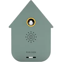 Karlsson Modern Cuckoo Koekoeksklok | Ø12cm | Jungle groen