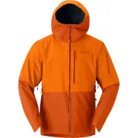 Norrøna - Ski jassen - Lofoten Gore-Tex Jacket M Gold Flame voor Heren van Gerecycled Polyester - Maat M - Oranje