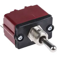 APEM 3637NF/2 3637NF/2 Tuimelschakelaar 250 V/AC 6 A 1x (aan)/uit/(aan) Moment/0/moment 1 stuk(s)