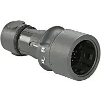 BULGIN PXP6010/02P/CR/0507 Ronde connector Stekker, recht Totaal aantal polen: 2 Serie (ronde connectoren): Buccaneer 6