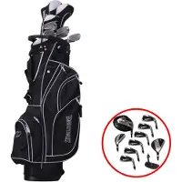 Spalding - TRUE BLACK FULL - GOLFSET - HEREN - GRAPHITE - Rechtshandig