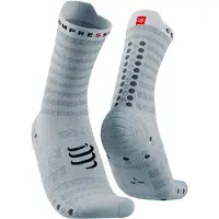 Compressport Paar Pro Racing Sokken v4.0 Ultralight Run High Wit