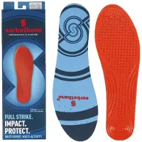 Sorbothane Full Strike Insole Rood EU 35-37