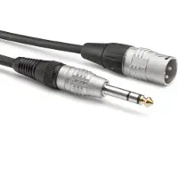 Sommer cable HBP-XM6S-0090 Audio Adapterkabel [1x XLR-stekker 3-polig - 1x Jackplug male 6,3 mm (mono)] 0.90 m Zwart