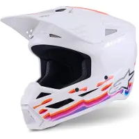 Alpinestars S-M3 Force Wit Multikleur Crosshelm Maat XL