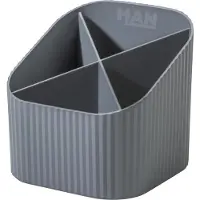 HAN KARMA Pennenpot 17248-18 PP (Polypropeen) Grijs 111 mm (B) X111 mm (D) X 105 mm (H)