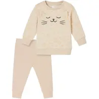 Schiesser Nachtkledij ' Baby Schlafanzug ' sand