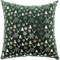 Unique living | kussen bernt 45x45cm dark green | kussen woonkamer of slaapkamer