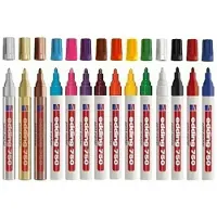 Edding 750 Permanent Lakmarker Goud Medium Ronde punt 2 - 4 mm Waterbestendig