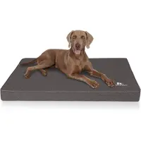 Knuffelwuff Orthopedische hondenmat Nantucket van velours met handgeweven karakter XXXL 135 x 90cm antraciet